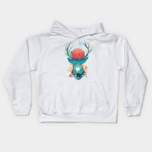 Japanese Deer Kids Hoodie